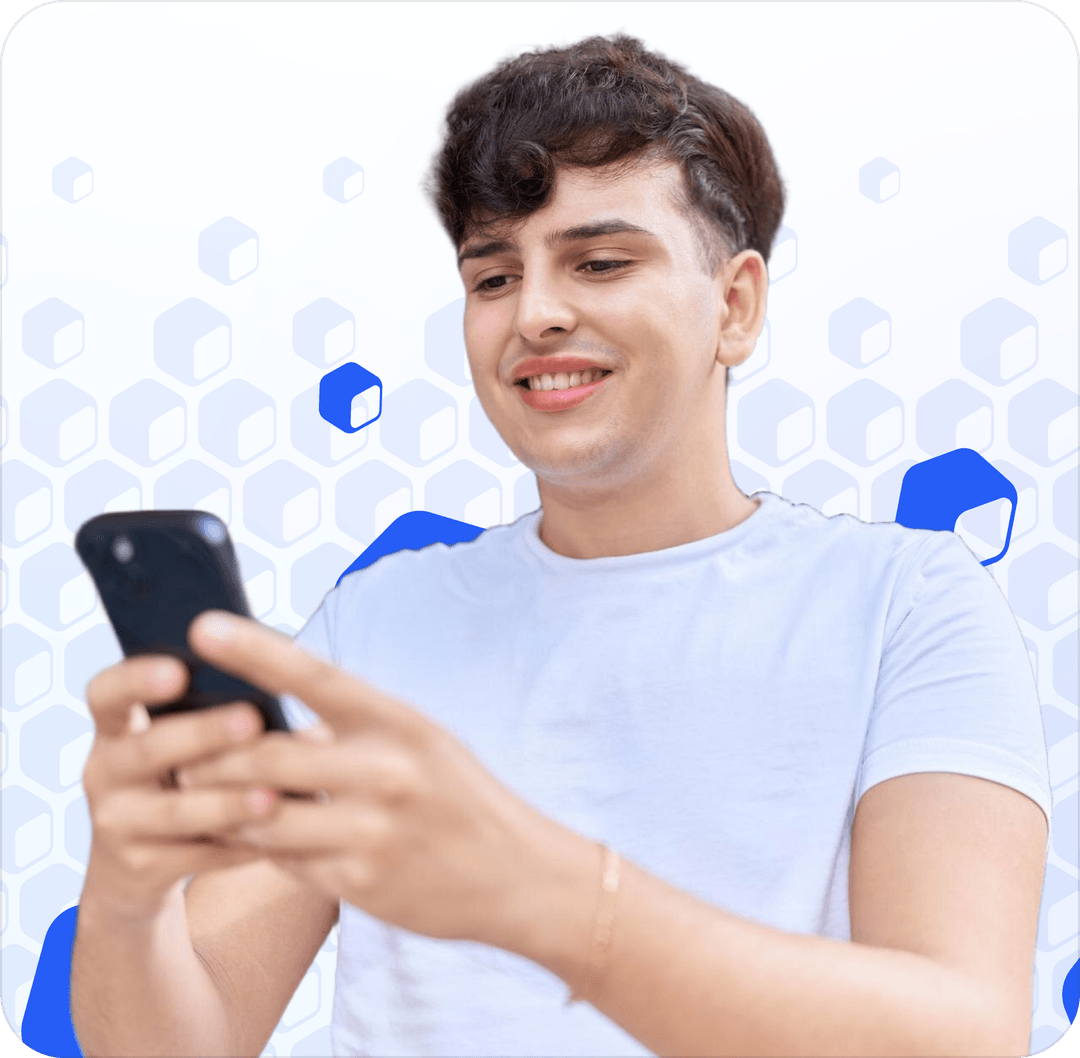 person holding phone